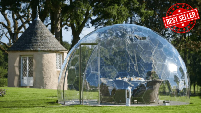 Ø4 Luxury Aura Dome™ with Glass Door